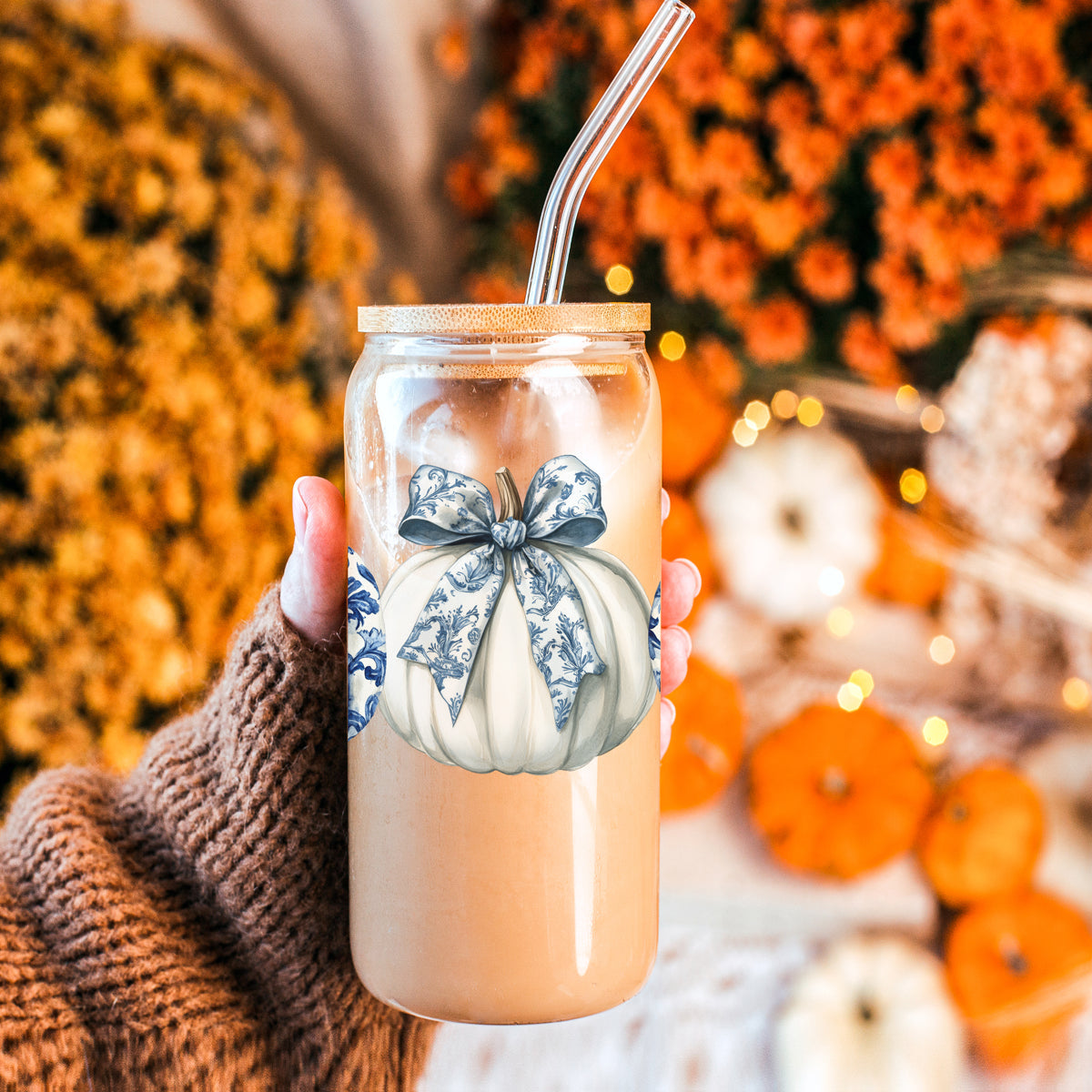 Chinoiserie Pumpkin 20oz Gia Roma