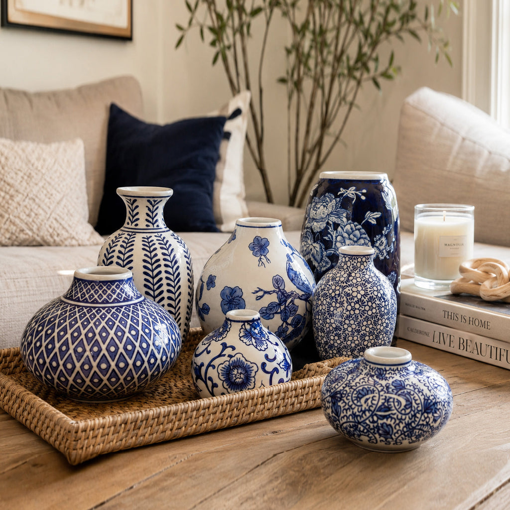 Samira Blue Vases Gia Roma