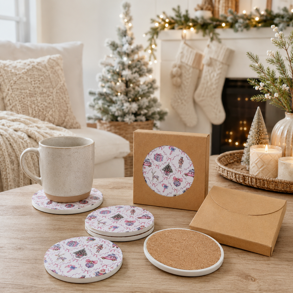 Christmas Coasters Gia Roma