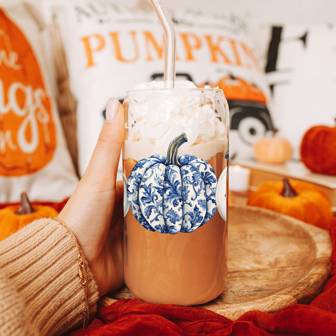 Chinoiserie Pumpkin 20oz Gia Roma