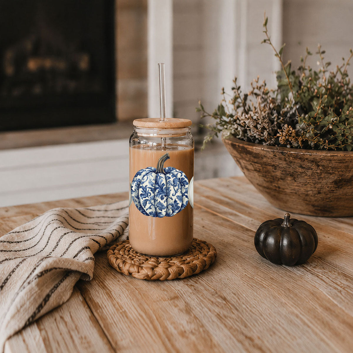 Chinoiserie Pumpkin 20oz Gia Roma