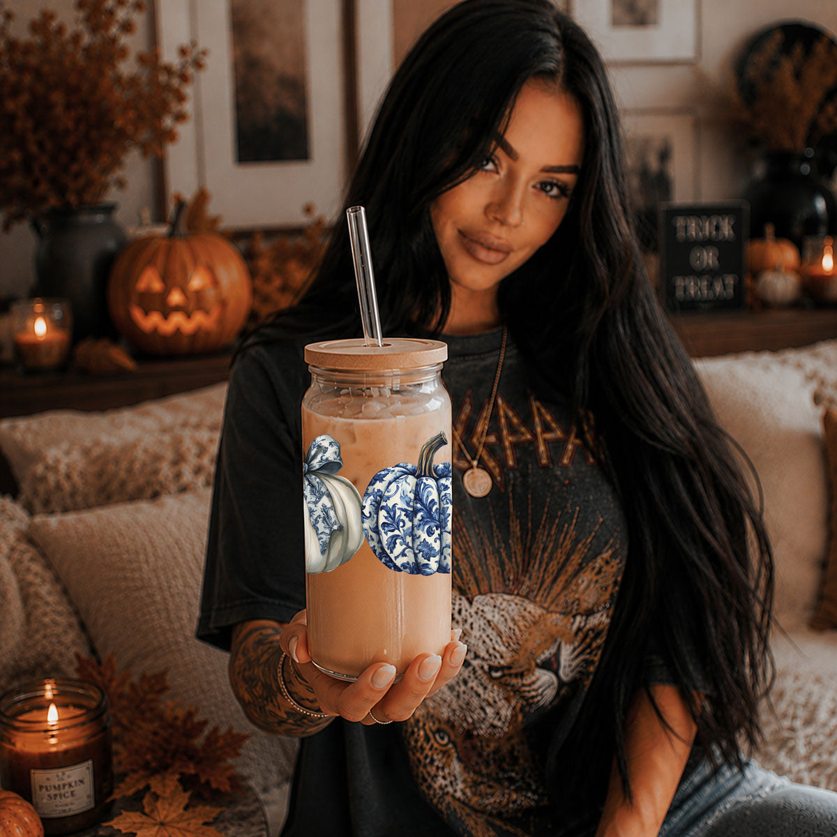 Chinoiserie Pumpkin 20oz Gia Roma