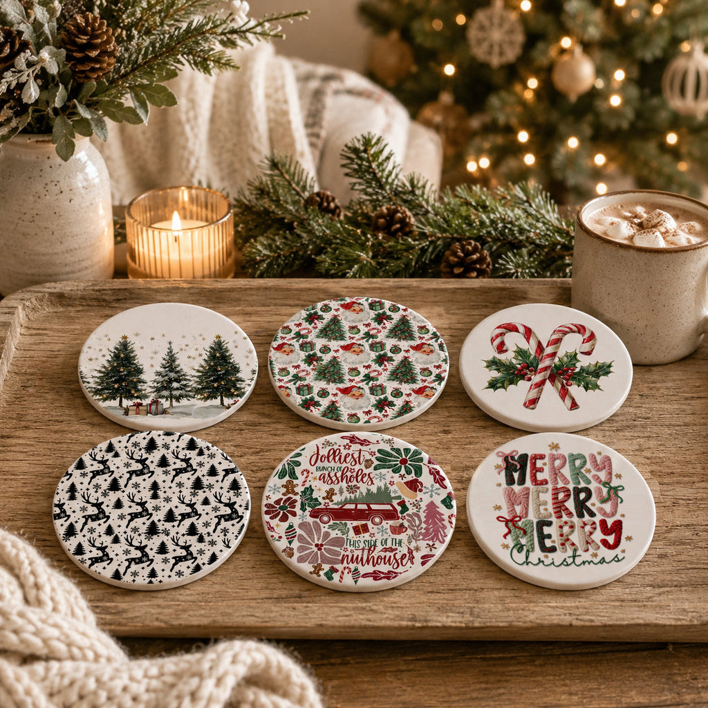 Christmas Coasters Gia Roma