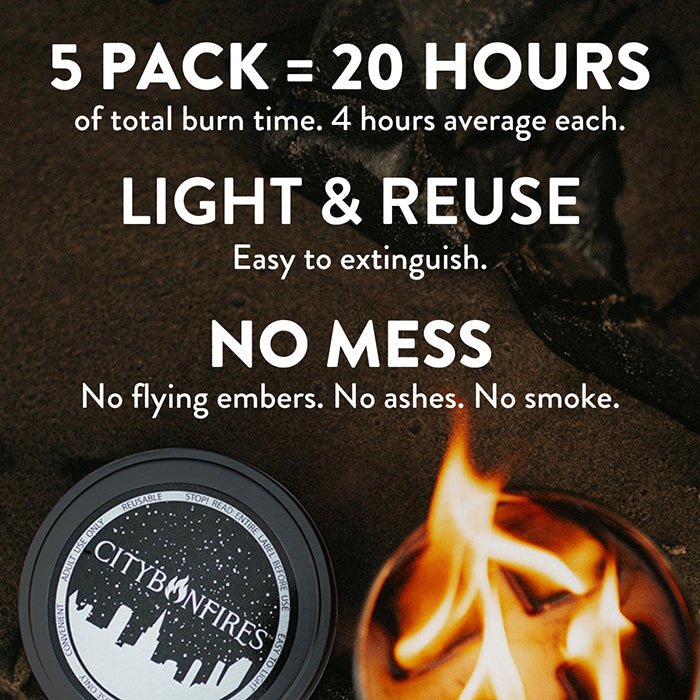 City Bonfire - 5 Pack City Bonfires