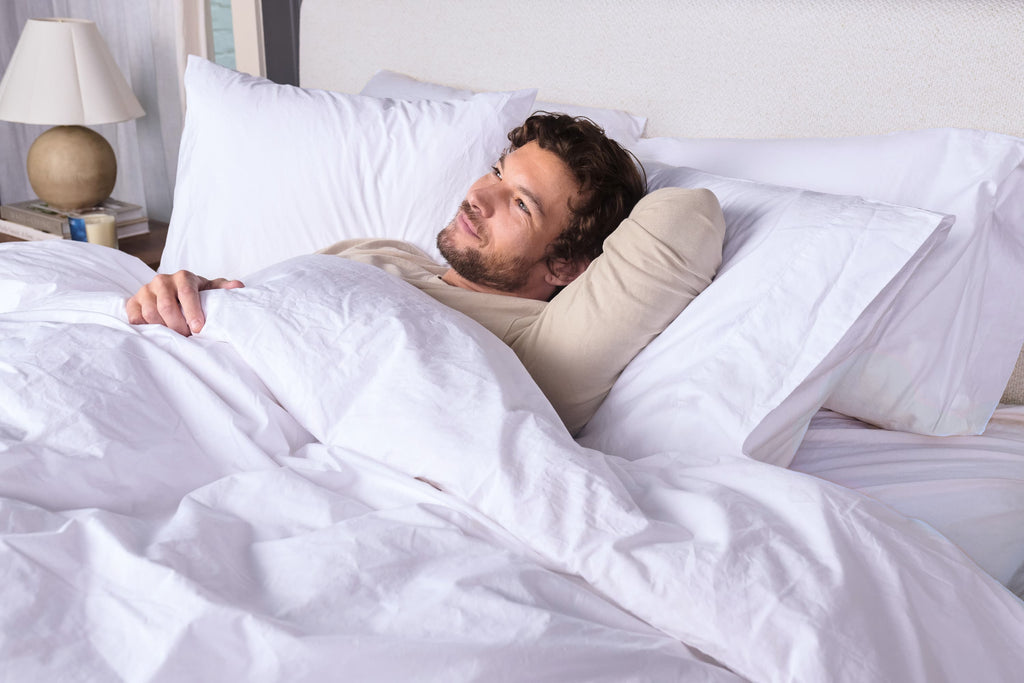 Smooth Sateen Cotton Bed Sheets Moon Pod