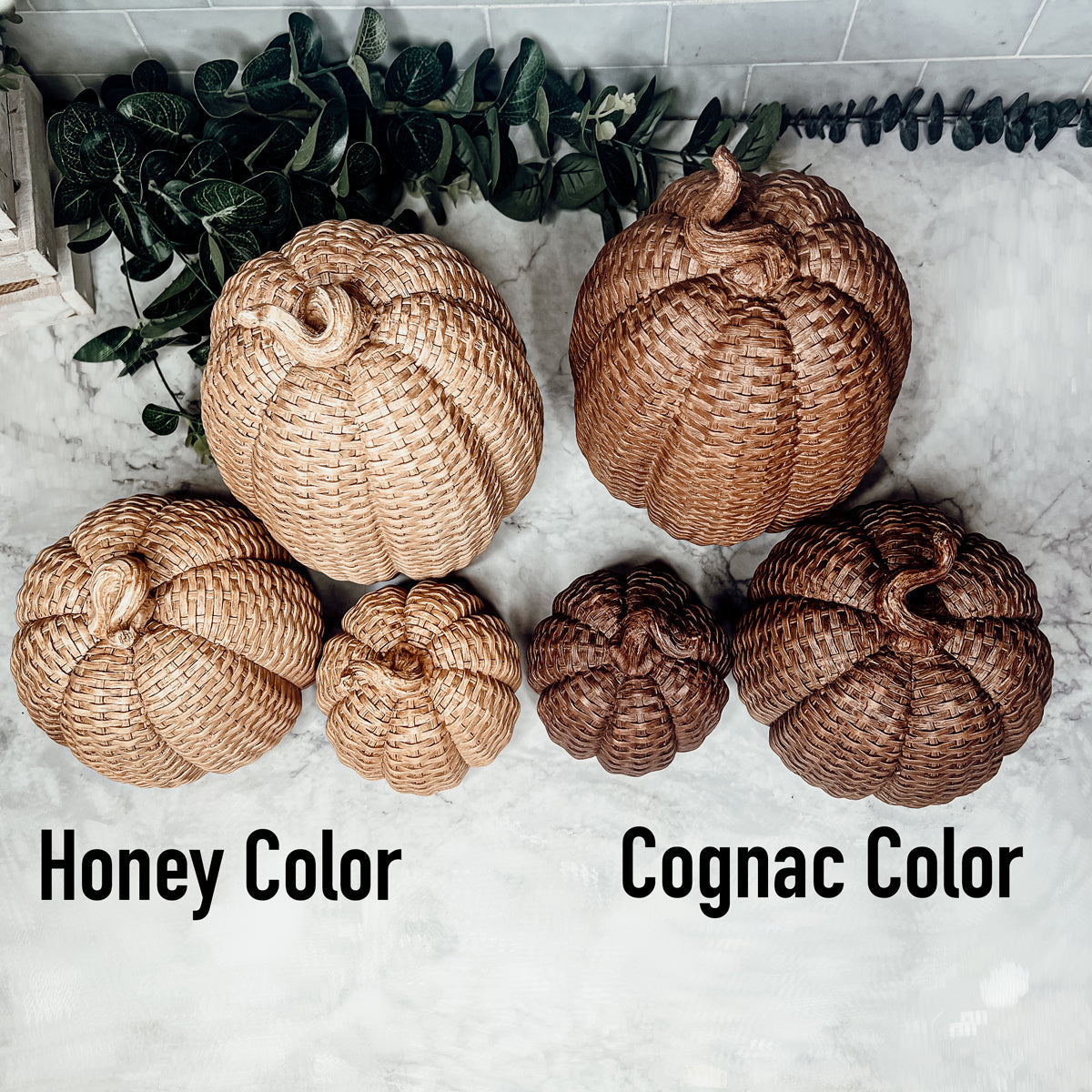 Basket Weave Pumpkins Gia Roma