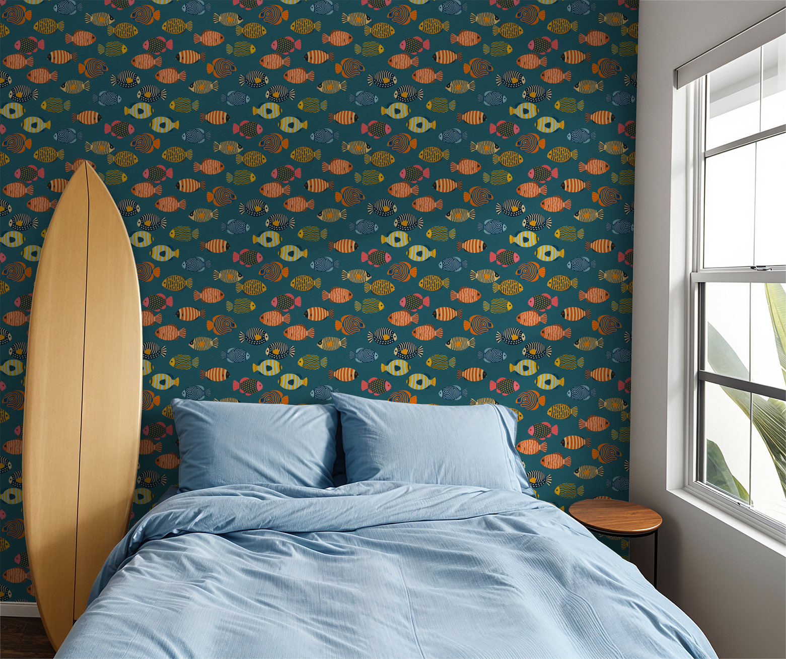 Reef Wallpaper WALL BLUSH