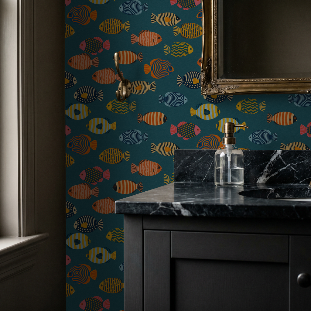 Reef Wallpaper WALL BLUSH