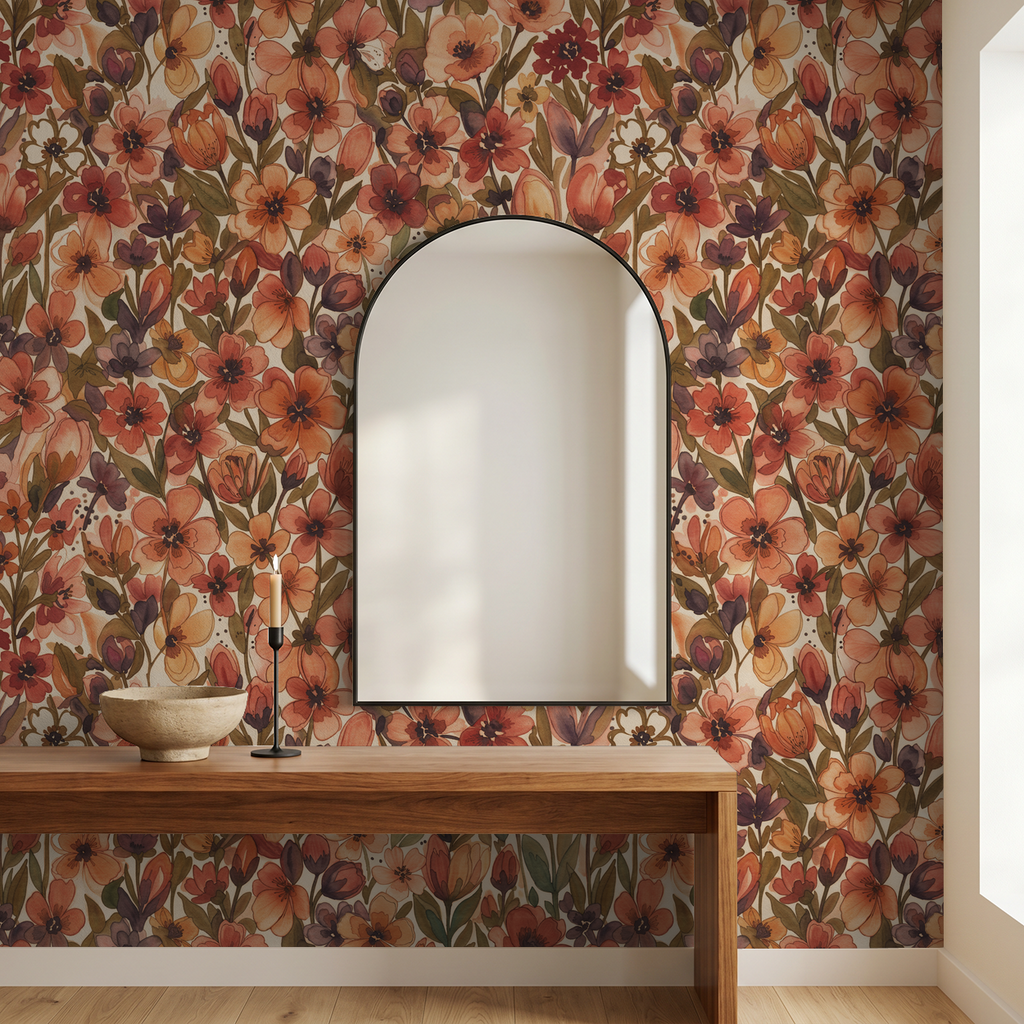 Linnea Wallpaper WALL BLUSH