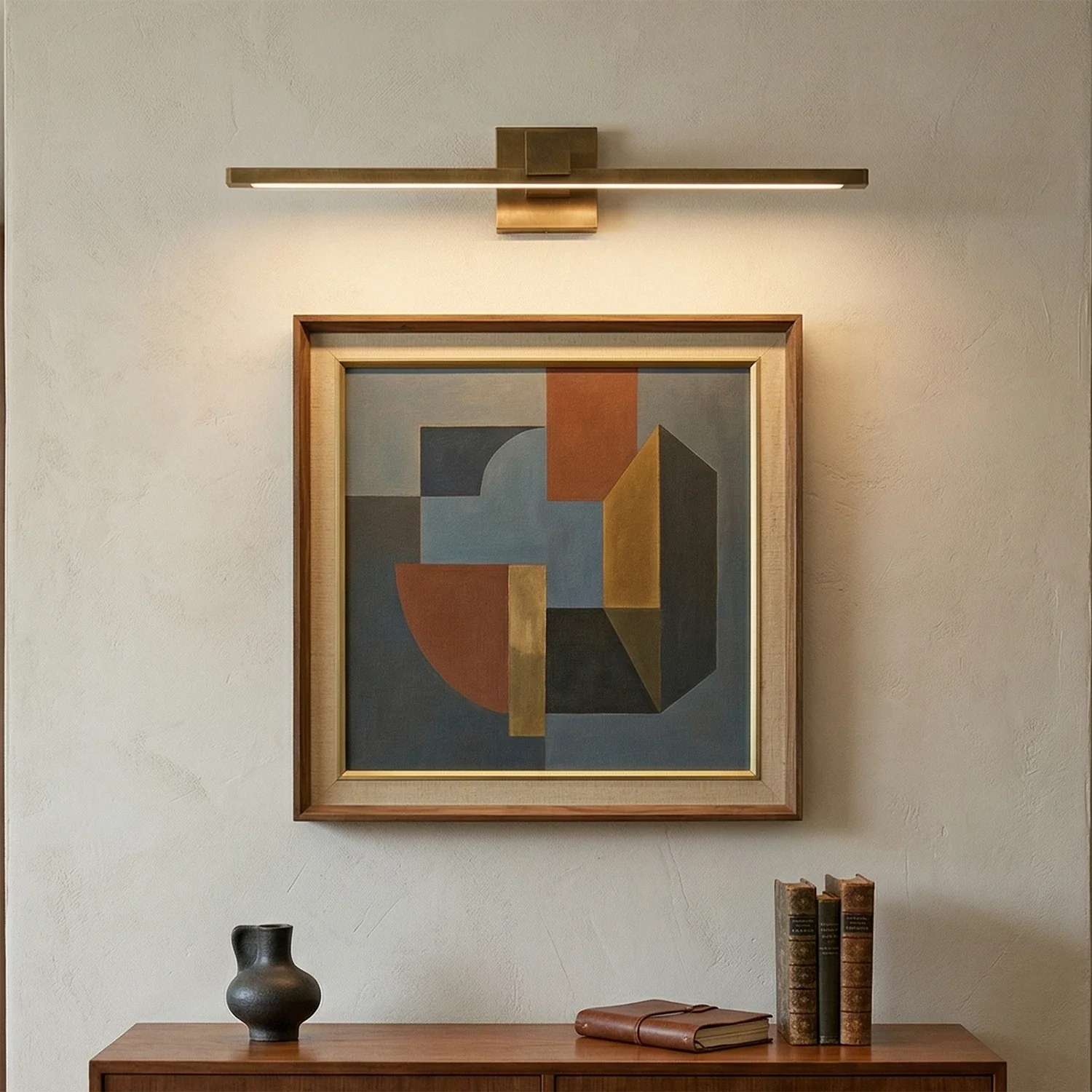 Corinth Brass Picture Light Wall Sconce