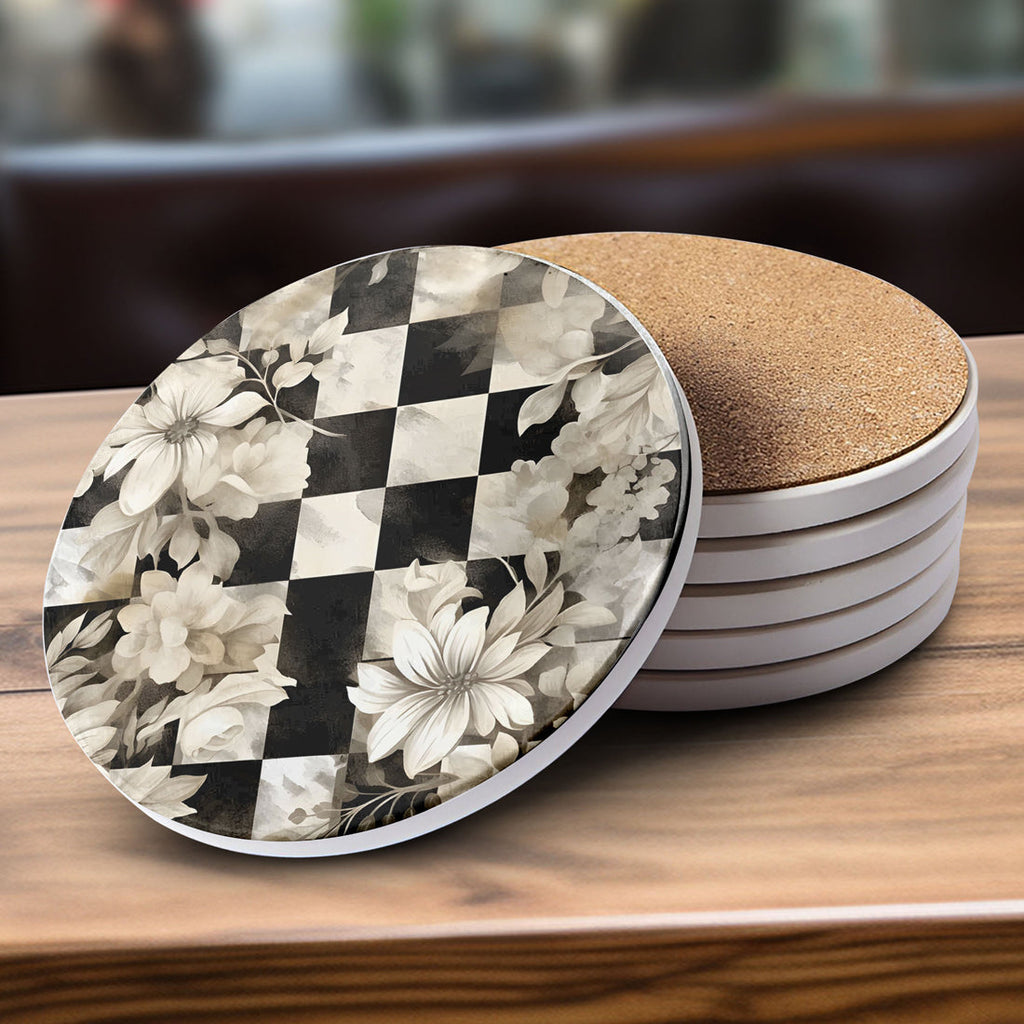 Courtly Check Coasters Gia Roma