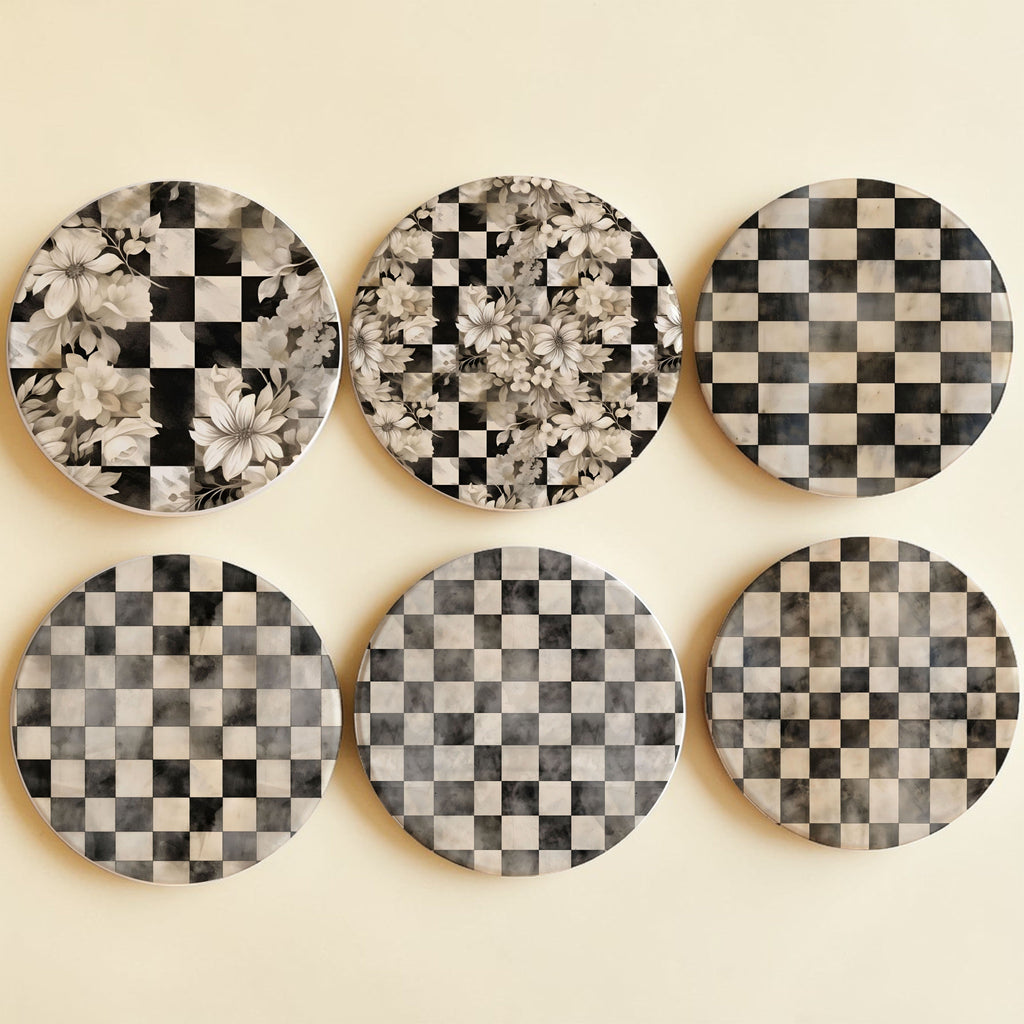 Courtly Check Coasters Gia Roma