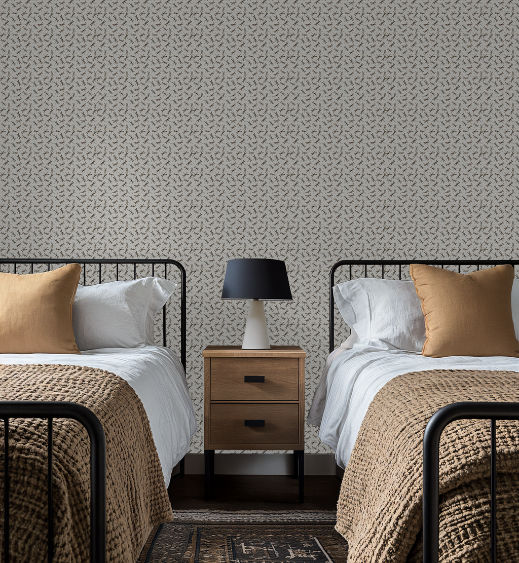 Dragonfly Daydream (Cream) Wallpaper WALL BLUSH