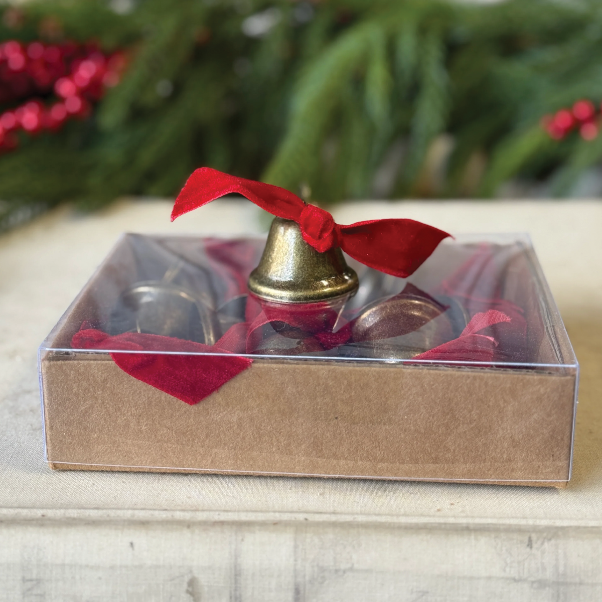 Box of 12 Crescendo Embellishment Bells Branches Designs