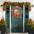 Christmas Wreath 36"-Inch Outdoor Indoor Decor Wooden Christmas Decoration by G. Debrekht - Christmas Decor - 8652802F G.DeBrekht