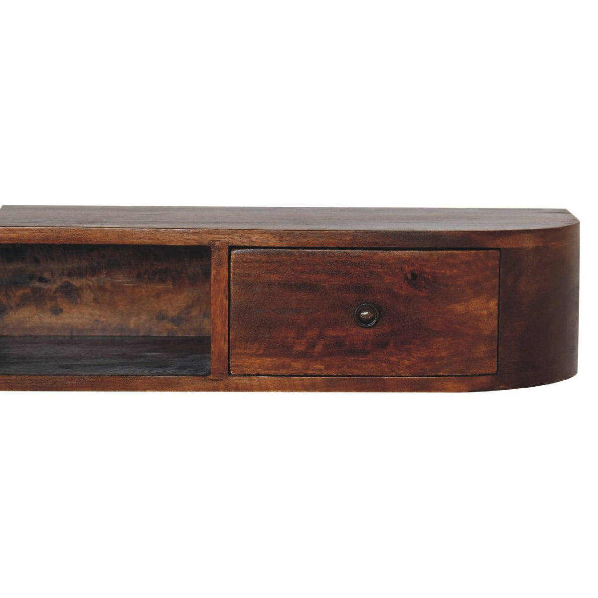 Lunar - 2 Drawer Floating Console - Chestnut Unique Piece Furniture