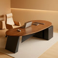 Spacious L Shaped Executive Desk With Side Storage System ShipItFurniture