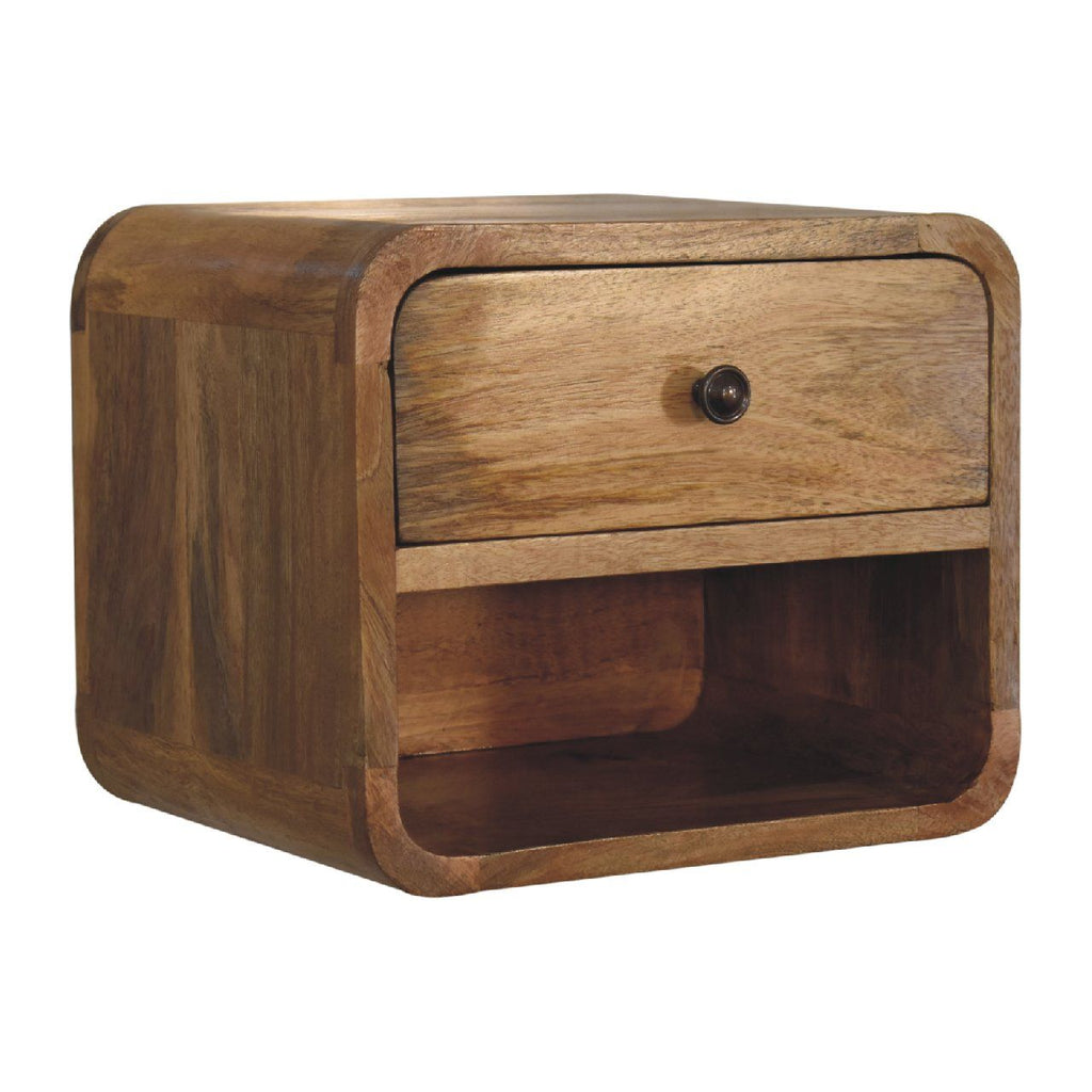 Mini Floating Open Bedside - Oak Unique Piece Furniture