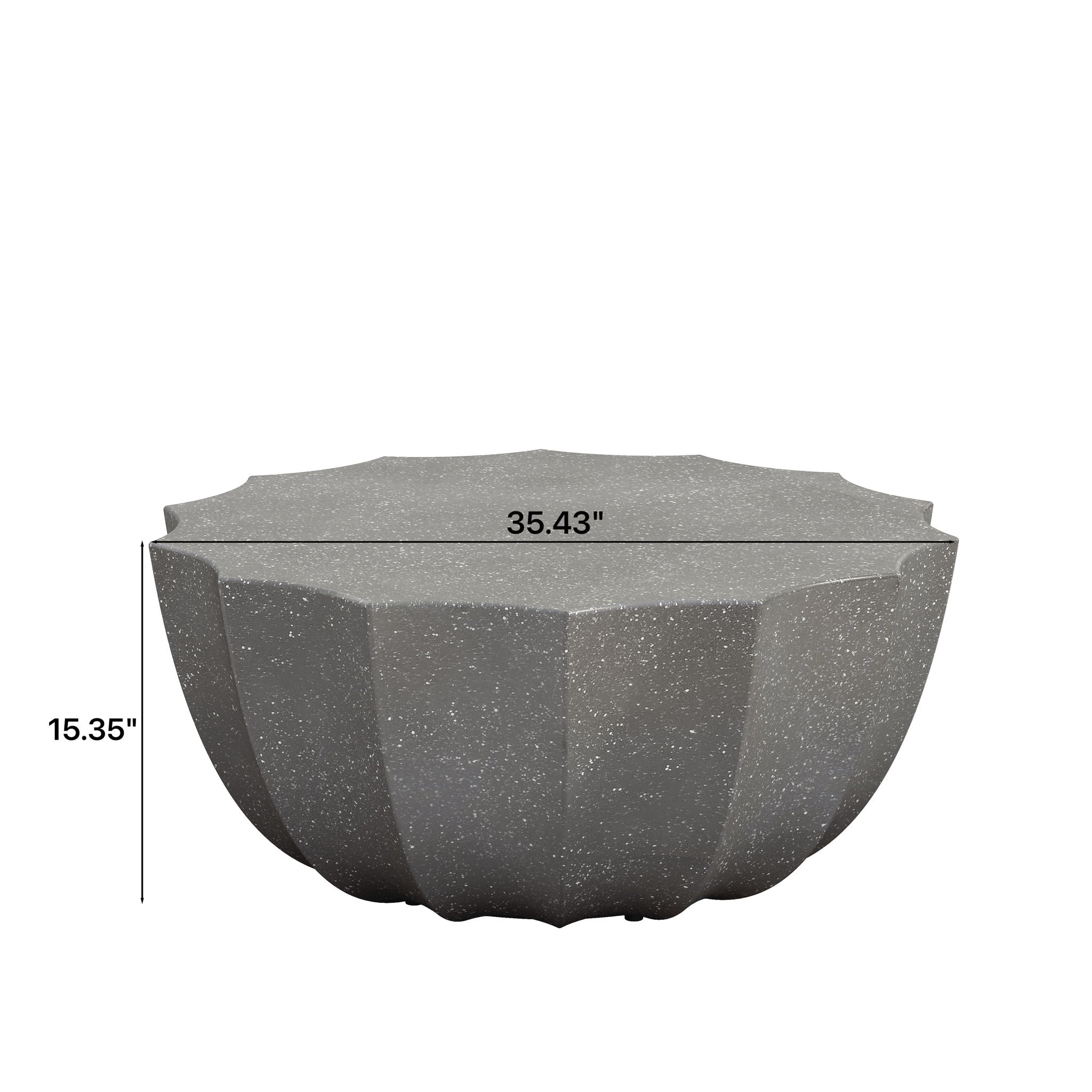 Modern Round Coffee Table For Indoor / Outdoor Unique Piece Furniture