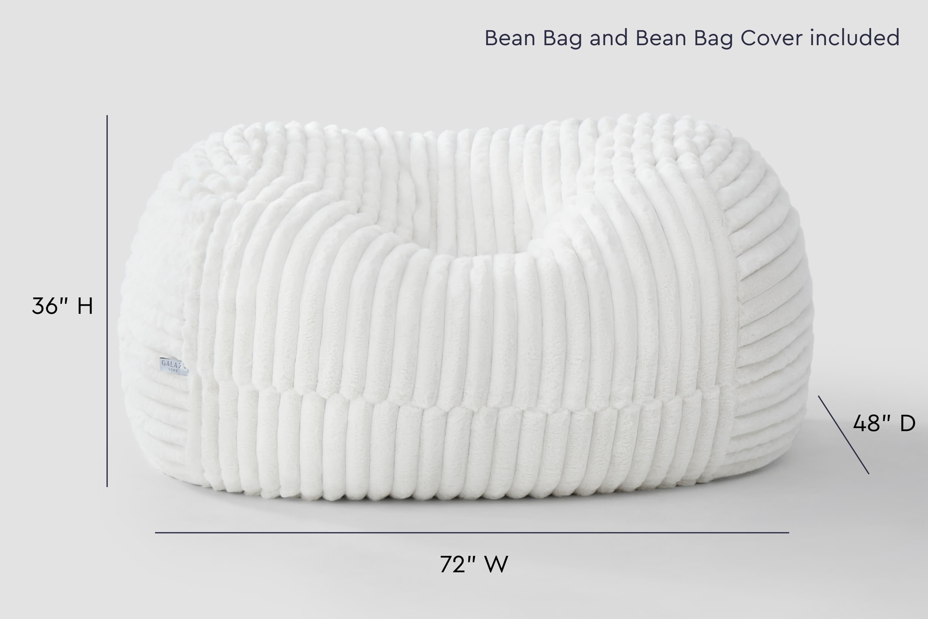 Classic Bean Bag Chair (Double) Galaxy Home