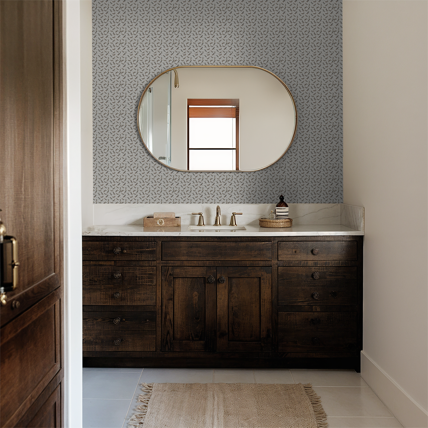 Dragonfly Daydream (Cream) Wallpaper WALL BLUSH