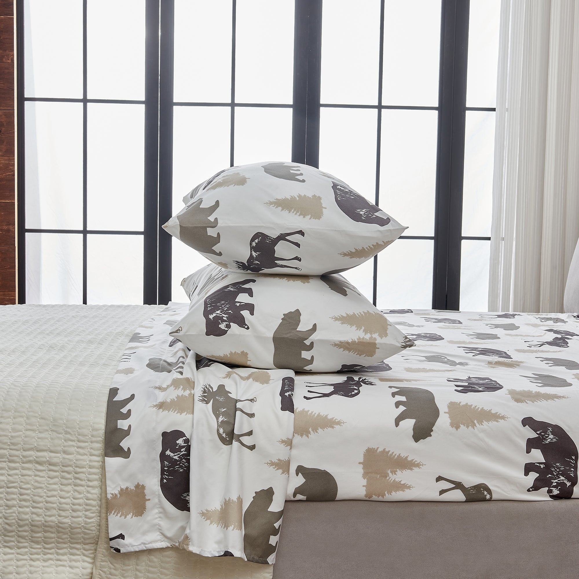 Lodge Printed Sheet Set - Mountain Ridge Collection Great Bay Home
