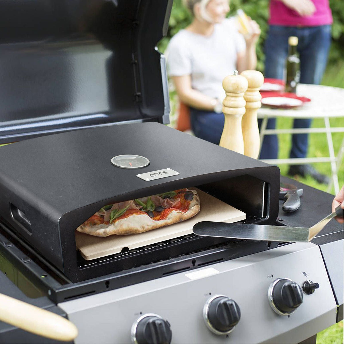 Portable Outdoor Pizza Oven – Gas Stove Top with Stone Included Mercantile Mountain