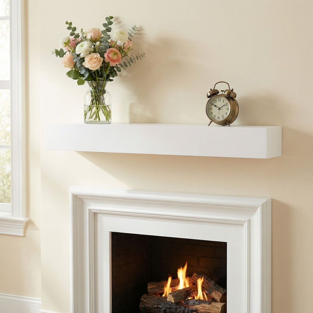 Fireplace Mantel Floating Shelf For Home Decor Unique Piece Furniture