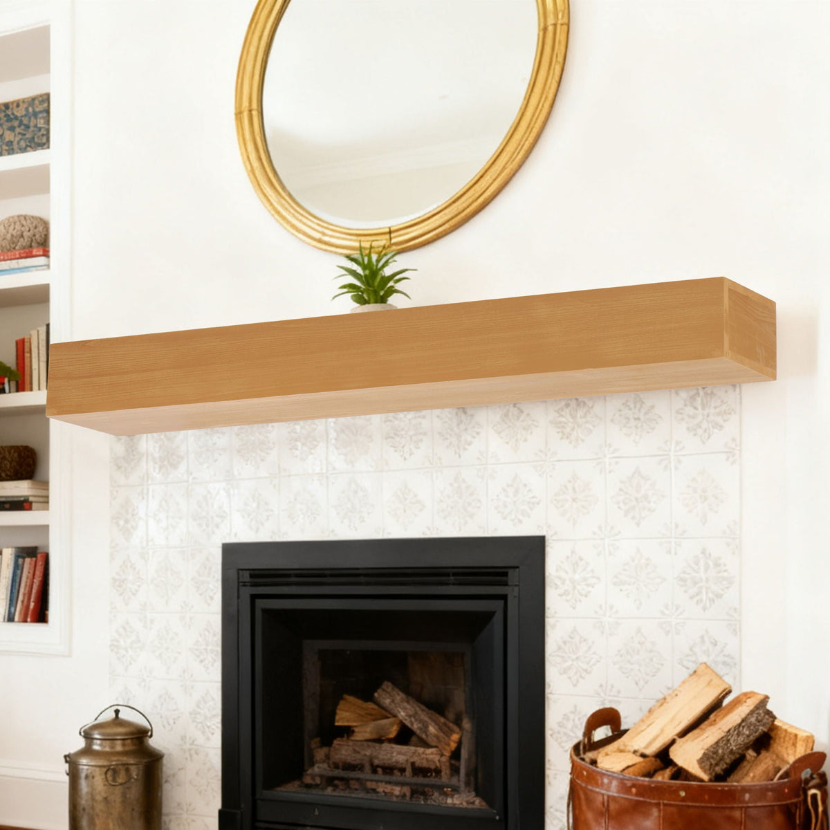 Fireplace Mantel Floating Shelf For Home Decor Unique Piece Furniture