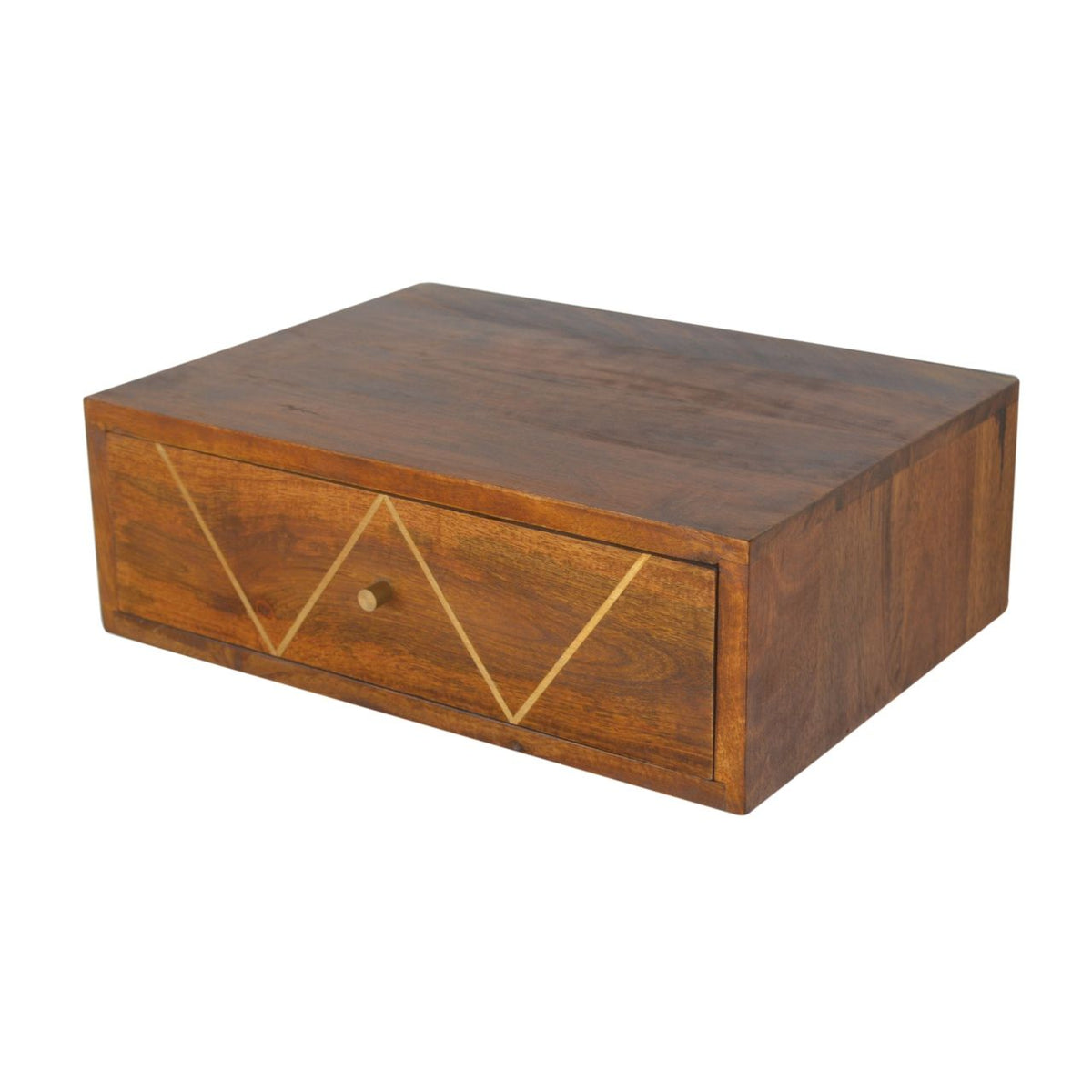 Floating Bedside Table - Chestnut Unique Piece Furniture