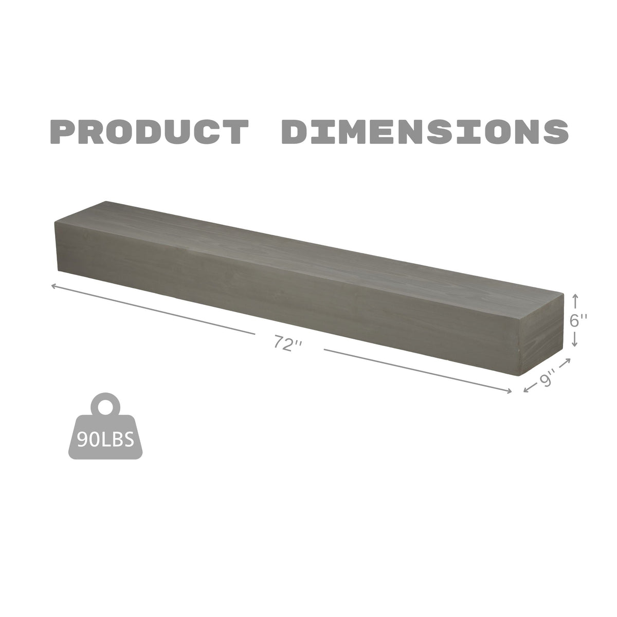 Fireplace Mantel Floating Shelf For Home Decor Unique Piece Furniture