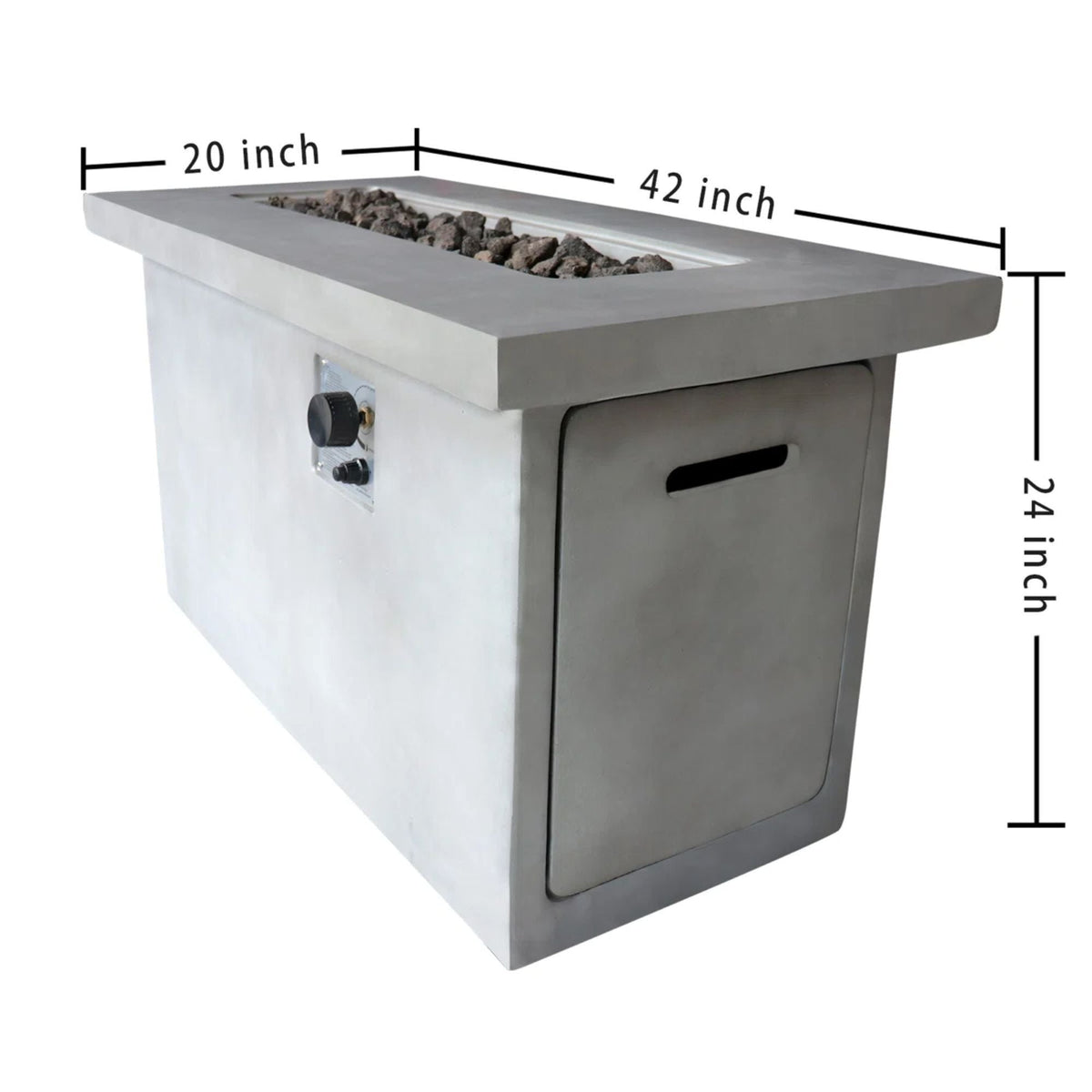 Propane / Gas Outdoor Fire Pit Table Unique Piece Furniture