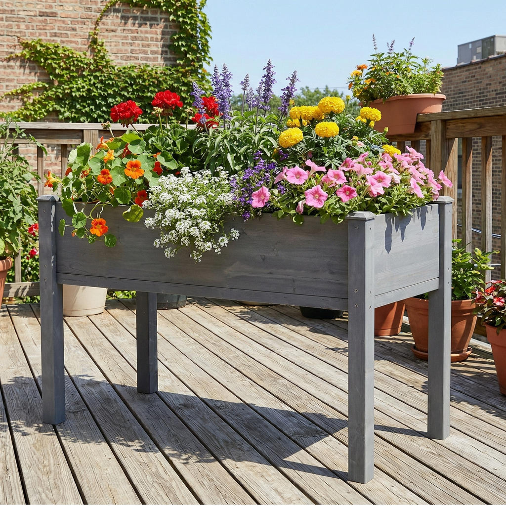 Elevated Raised Garden Bed For Outdoor Unique Piece Furniture