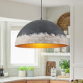 Hammered Dome Pendant Light Farmhouse Decor