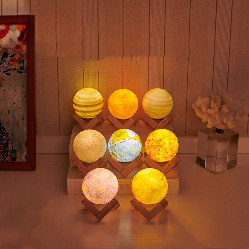 Creative Fashion Eight Planets Atmosphere Table Lamp FLIPSTYLEZLLC