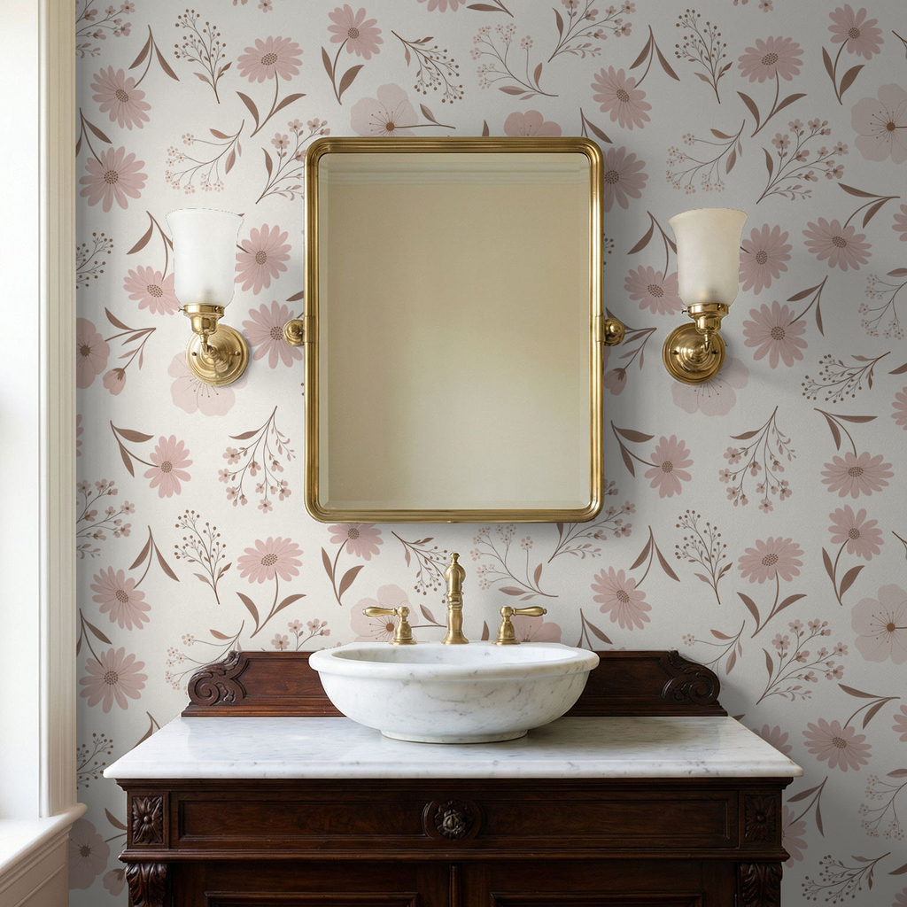 Maren Wallpaper WALL BLUSH