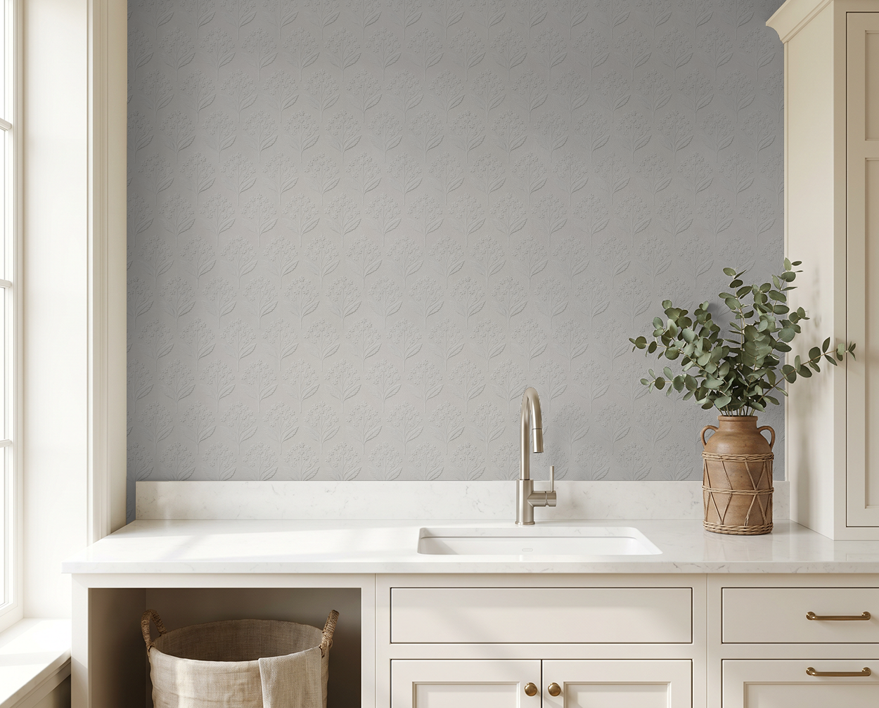 Sweet Alyssum Wallpaper WALL BLUSH