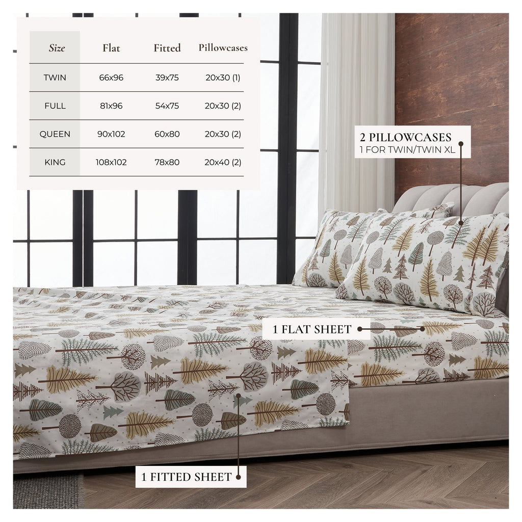 Lodge Printed Sheet Set - Mountain Ridge Collection Great Bay Home