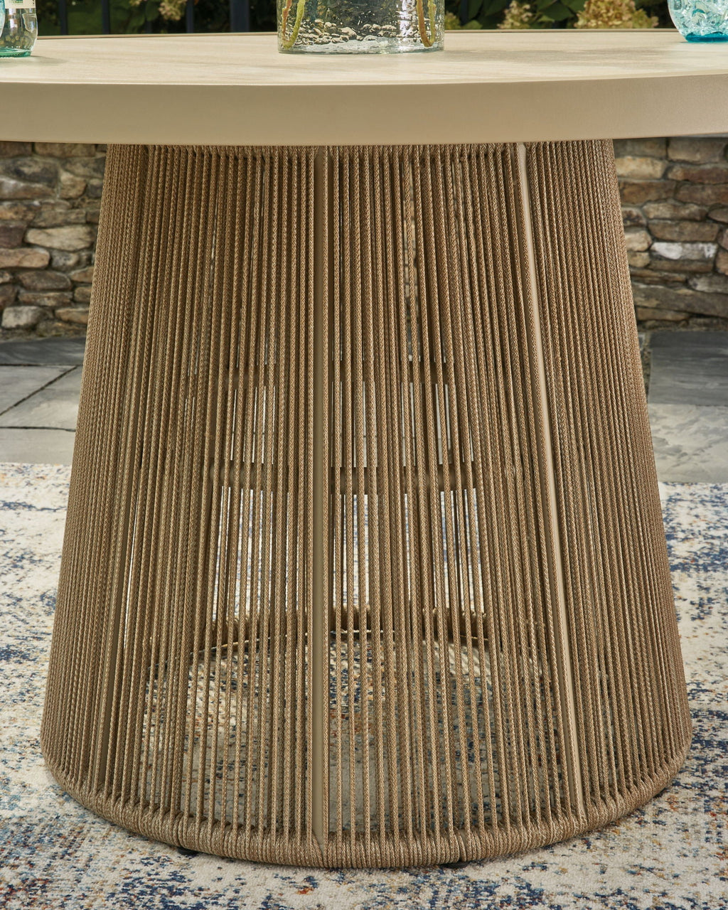 Orchard Beach - Outdoor Dining Table - Beige Unique Piece Furniture