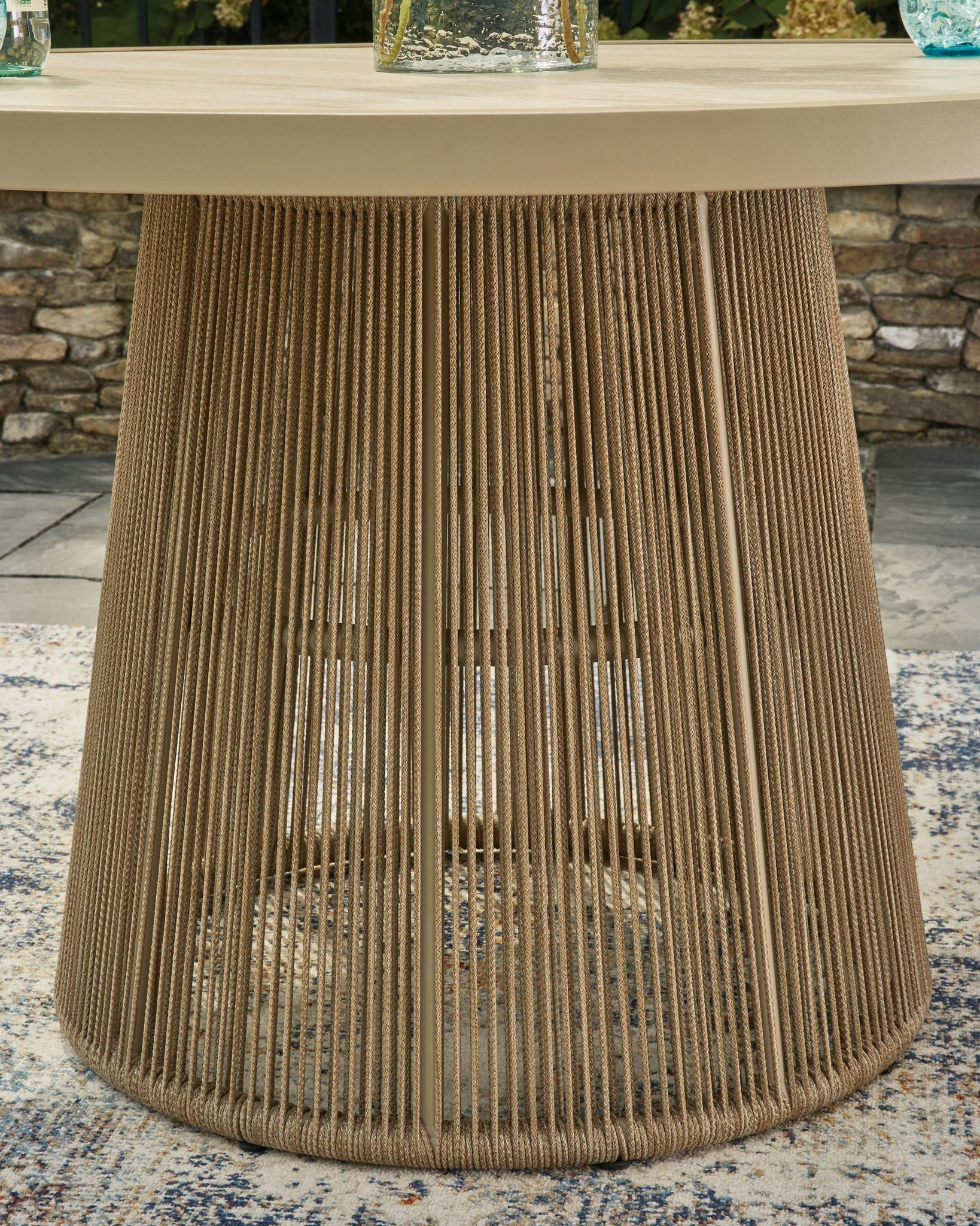 Orchard Beach - Outdoor Dining Table - Beige Unique Piece Furniture