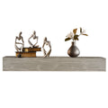 Rustic Wood Fireplace Mantel, Wall-Mounted & Floating Shelf For Home Decor Unique Piece Furniture