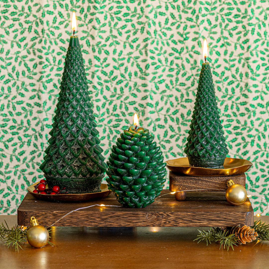Accent Sculpted Tree Candle Forest Small Branches Designs