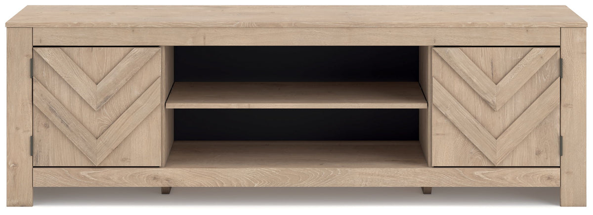 Cayboni - LG TV Stand With Fireplace Option Unique Piece Furniture