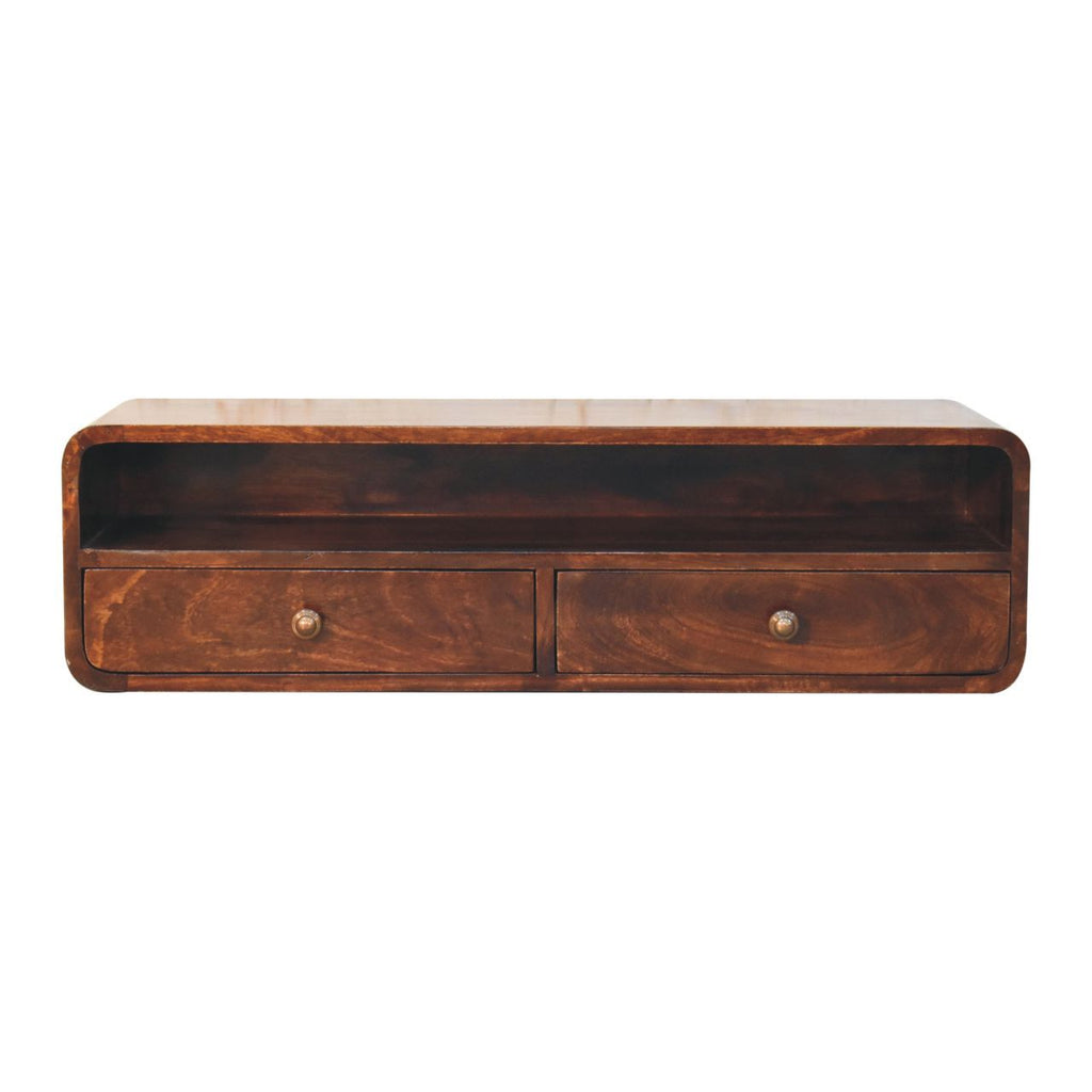 Floating Open Console - Walnut Unique Piece Furniture