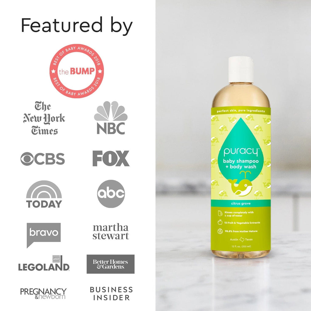 Baby Shampoo & Body Wash (Tear-Free) Puracy