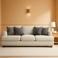 Soletren Premium Chenille Queen Sofa Sleeper White ShipItFurniture