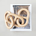 Decorative Wood Chain White Cliff Studio
