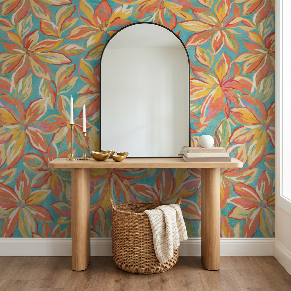 Bloomora Wallpaper WALL BLUSH