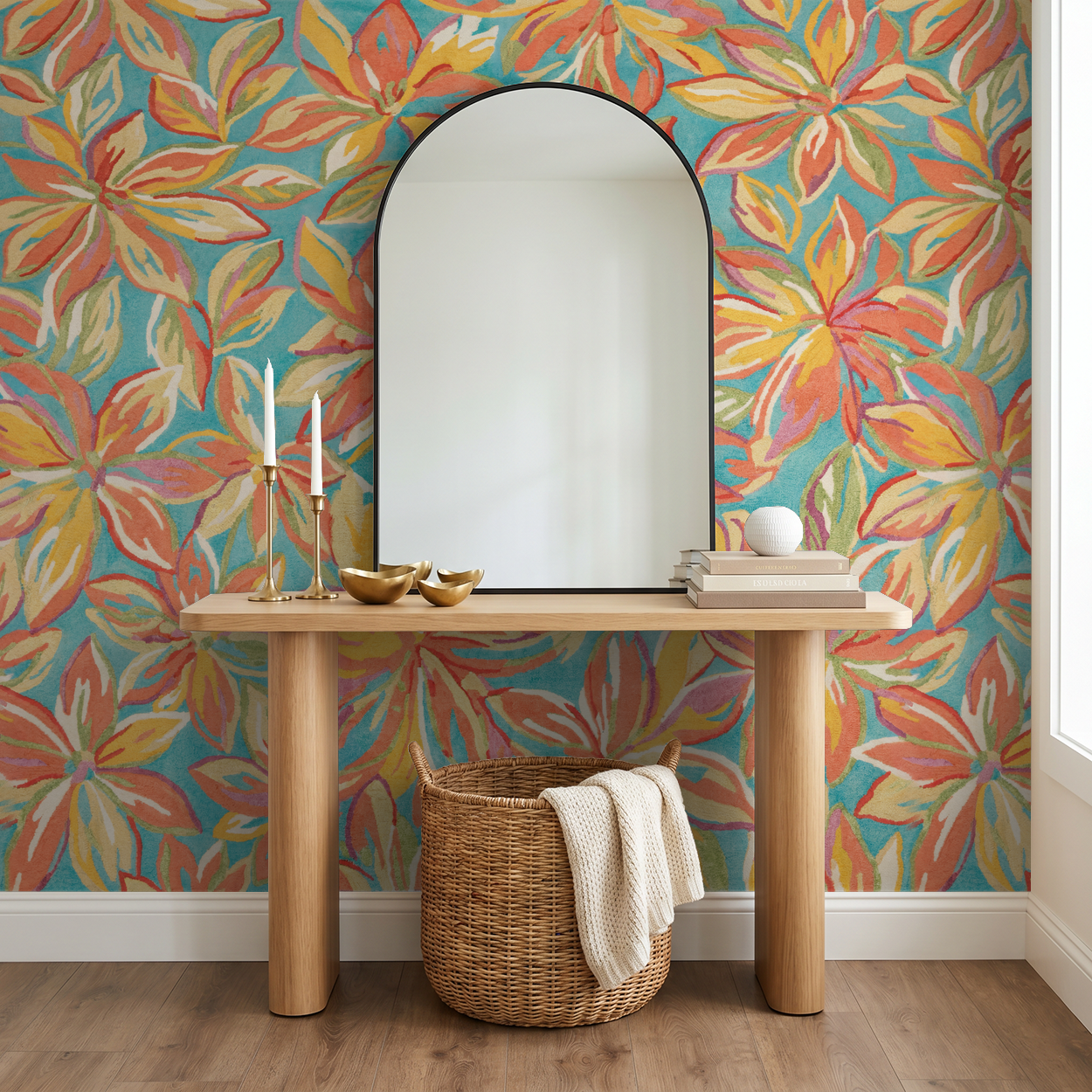 Bloomora Wallpaper WALL BLUSH