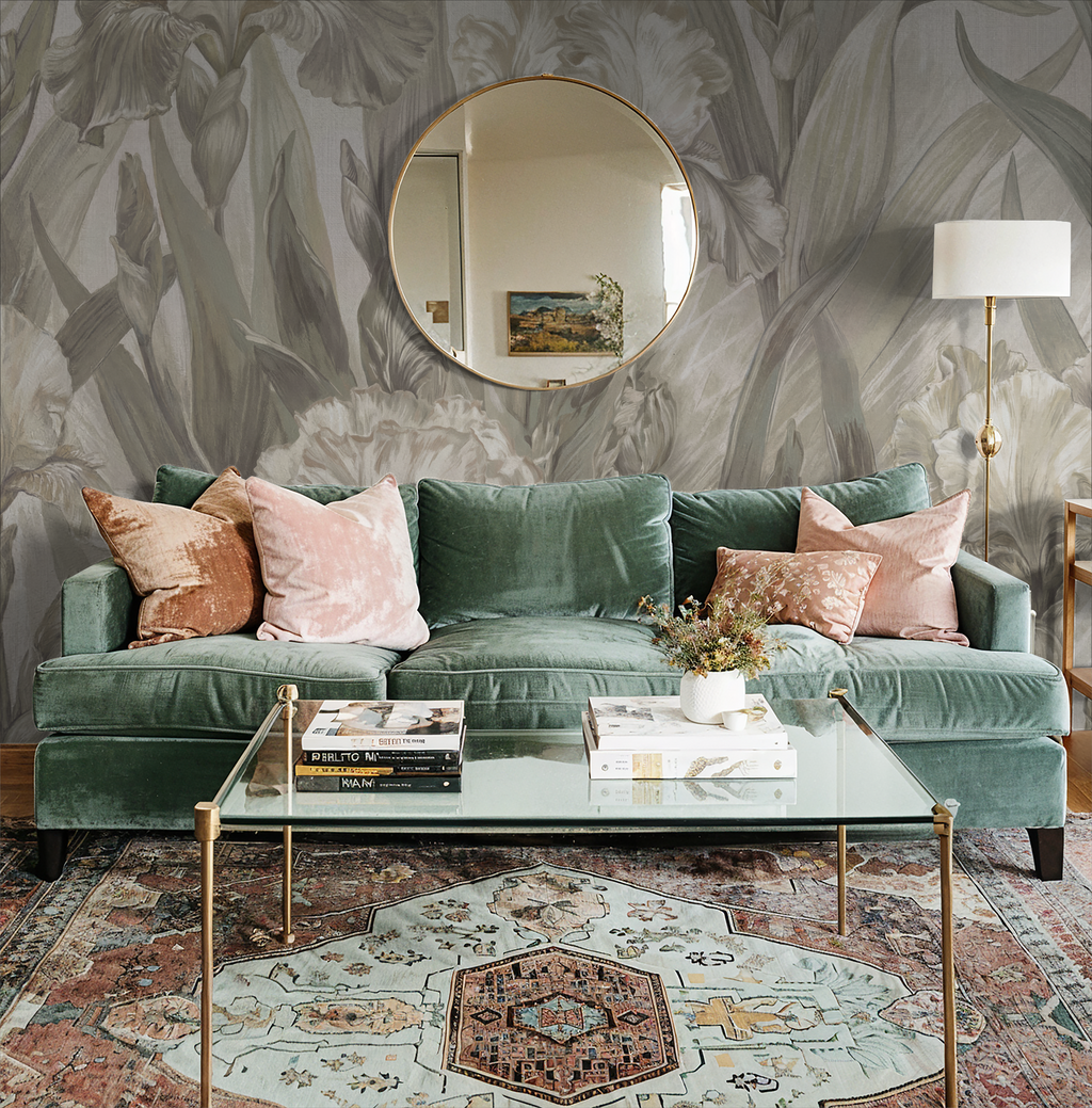 Gladed Promenade Wallpaper WALL BLUSH
